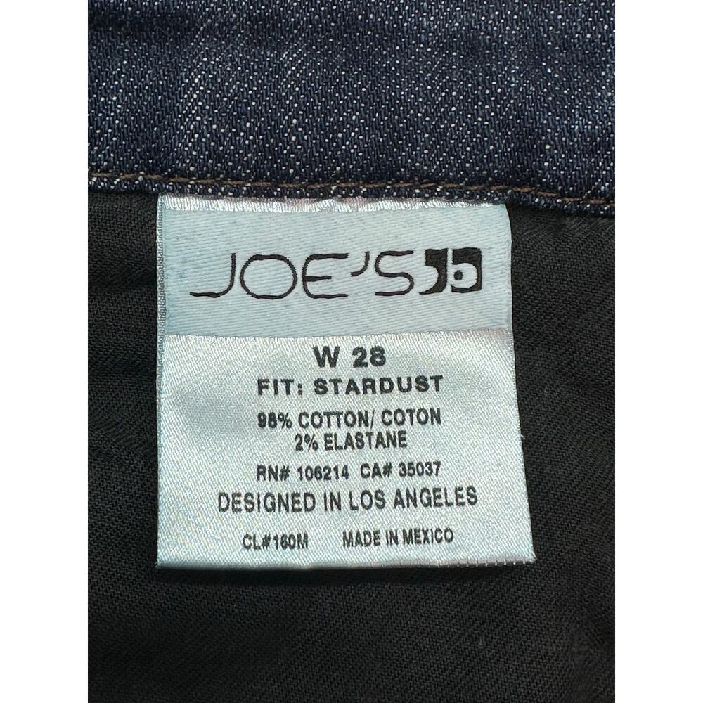 Joe’s Jeans The Stardust Low Rise Super Flare Jeans Dark Wash Denim Size 28 - Picture 6 of 13